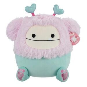 NWT Squishmallows Bessem the Valentine's 2026 Bigfoot 14" Plush